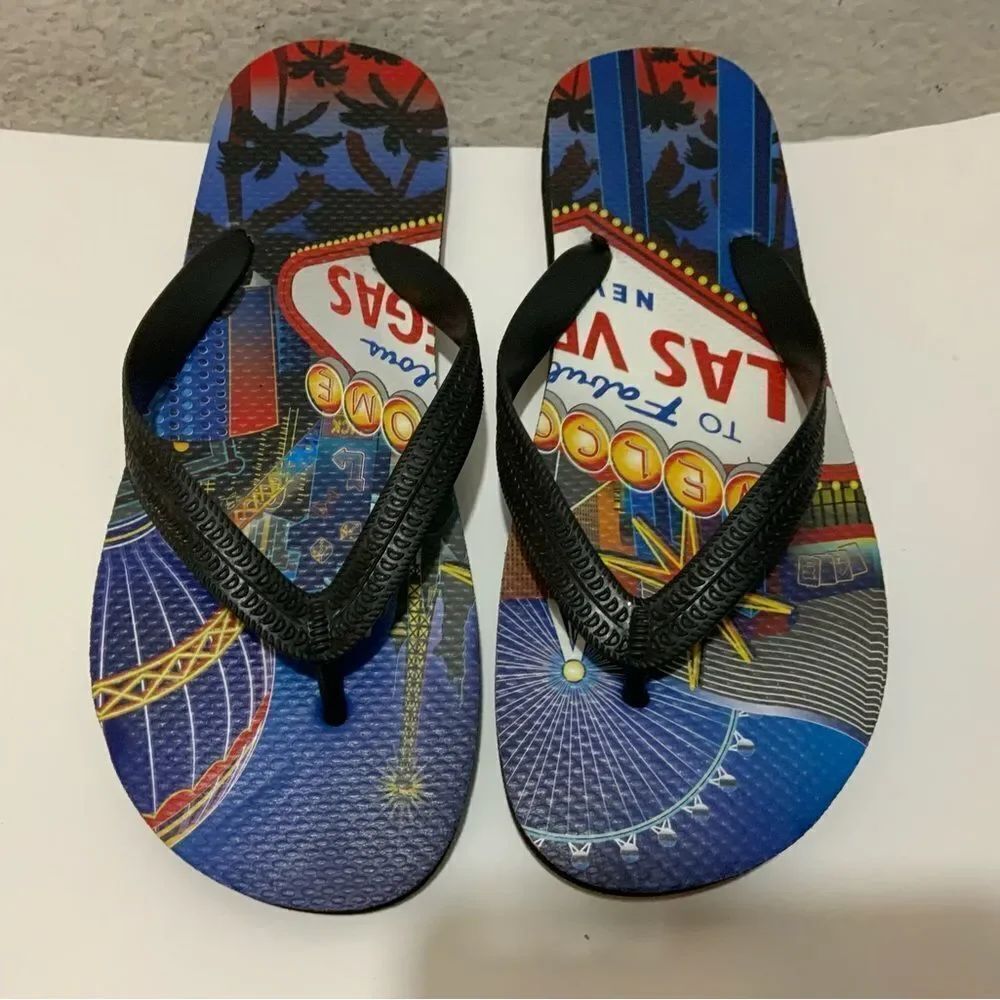 Las Vegas flip flops women’s size 9